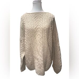 Vince Wool/Cashmere Chunky Knit Oversized Sweater - Size: M